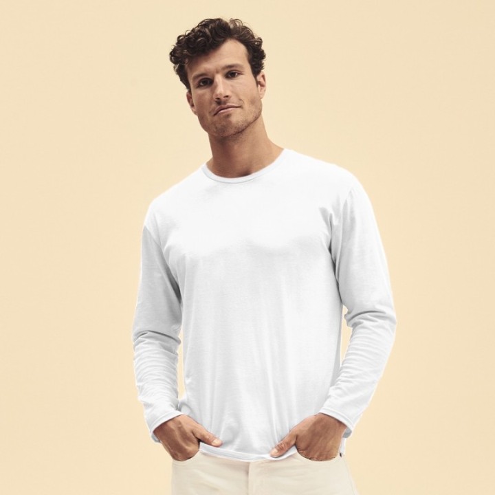 Camiseta Adulto Blanca Iconic Long Sleeve T