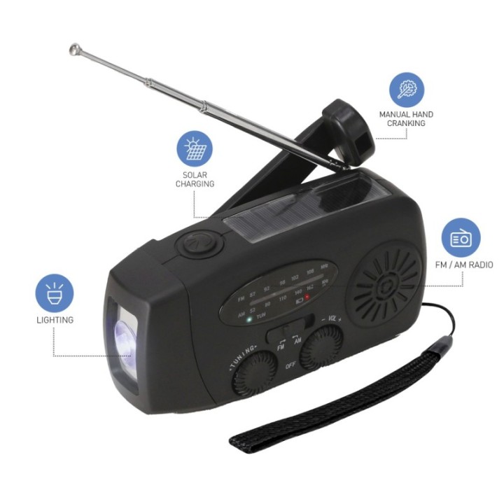 Radio Emergencia Multifunción Cartney