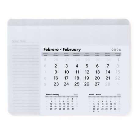 Alfombrilla Calendario Rendux