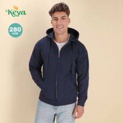 Sudadera Adulto Capucha + Cremallera "keya" SWZ280