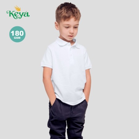 Polo Niño Blanco "keya" YPS180